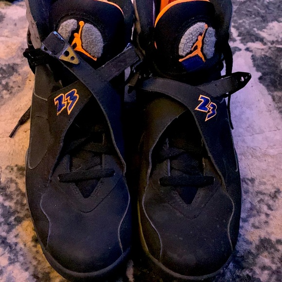 Nike Mens Air Jordan 8 Retro Playoff Leather Basketball Shoes - Picture 4 of 4